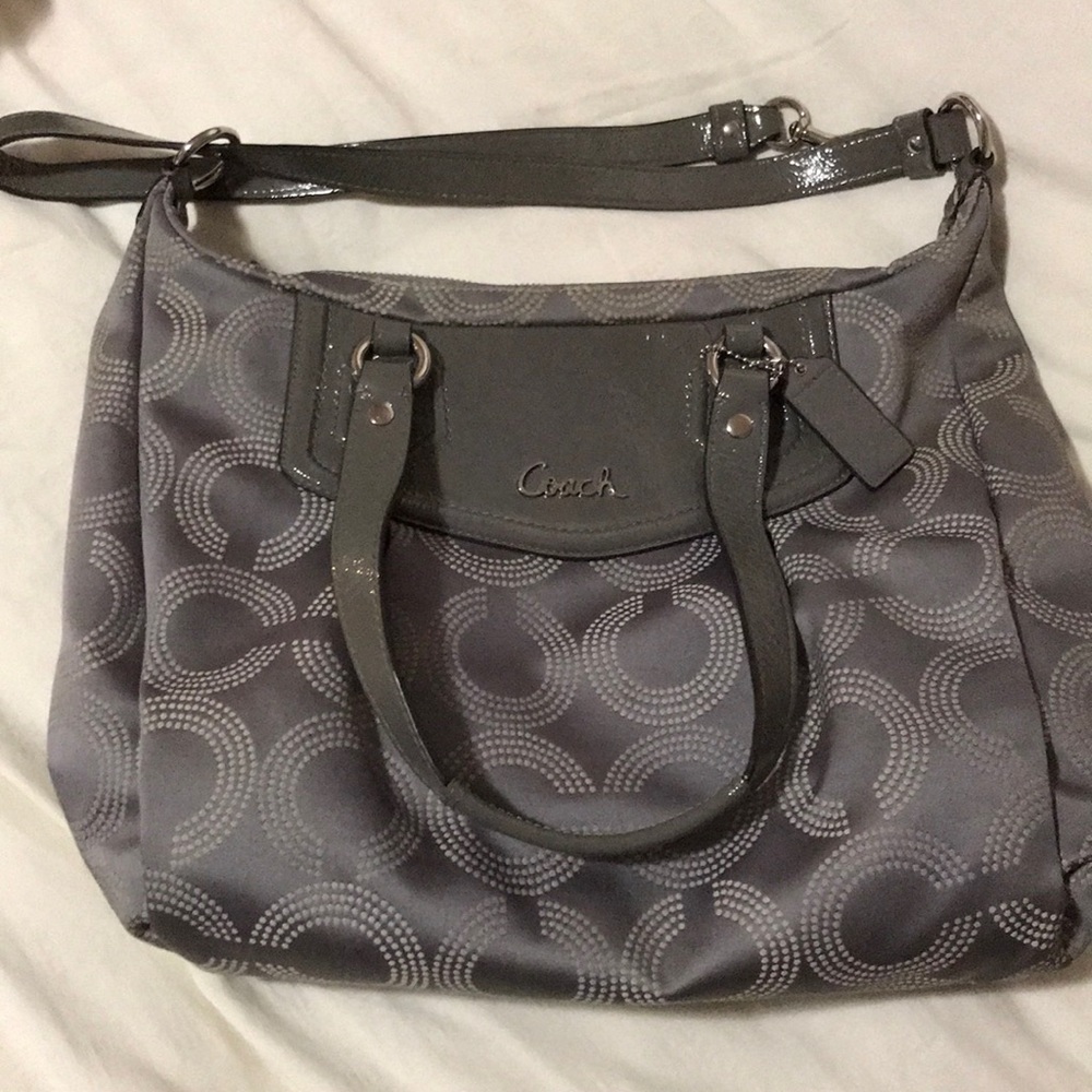 Light gray Coach bag!